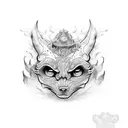 puño de mano tattoo design idea