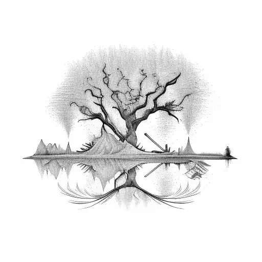 Willow tree tattoo design idea