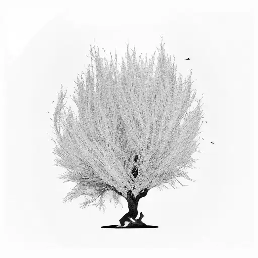 Willow tree that fits in my left arm tattoo design idea