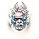 Frankenstein tattoo design idea