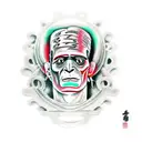 Frankenstein tattoo design idea