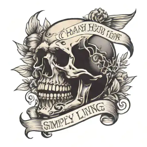 If I am killed for simply living, let death be kinder than man text tattoo design idea