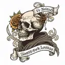 If I am killed for simply living, let death be kinder than man text tattoo design idea