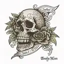 If I am killed for simply living, let death be kinder than man text tattoo design idea