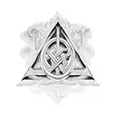 create an image from the Bible verse Psalm chapter 23 tattoo design idea