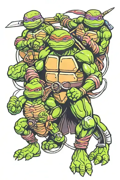 TMNT tattoo design idea