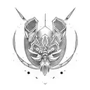 great slingshot  tattoo design idea