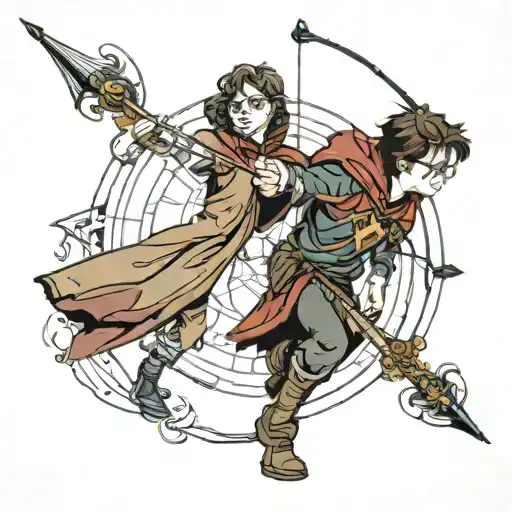 Harry Potter archery Disney  tattoo design idea