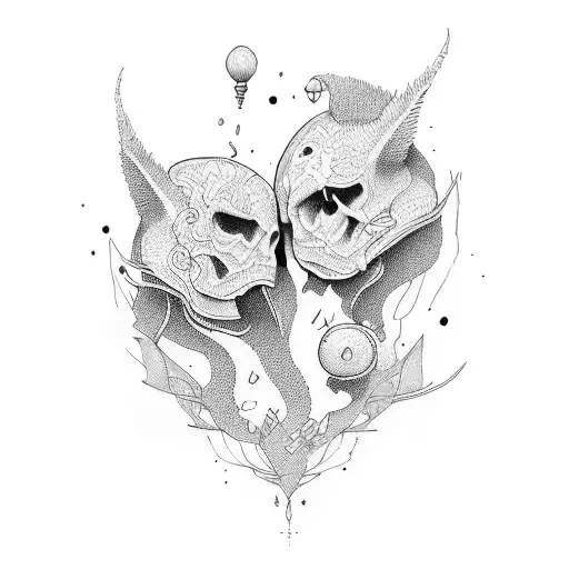 couple tattoo design idea