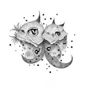 couple tattoo design idea