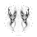 couple tattoo design idea