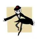 jack skellington wearing flat cap tattoo design idea