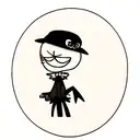 jack skellington wearing flat cap tattoo design idea