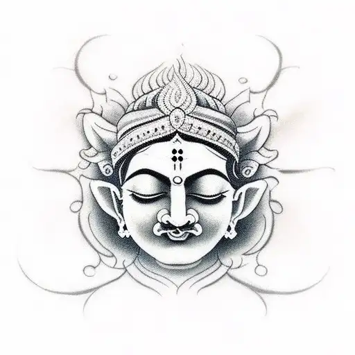 sanskrit quote Tat tvam asi tattoo design idea