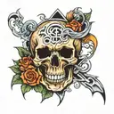 suicidal thoughts tattoo design idea