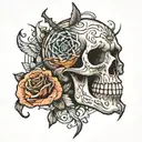 suicidal thoughts tattoo design idea