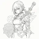 nier automata tattoo design idea