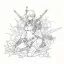nier automata tattoo design idea