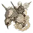 nier automata tattoo design idea