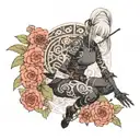 nier automata tattoo design idea