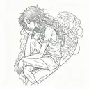 loneliness after a relationship tattoo design idea