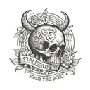 starve the ego feed your soul  tattoo design idea