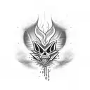 ground, water, fire, wind, void, courage, justice, temperance, wisdom, philosphy tattoo design idea