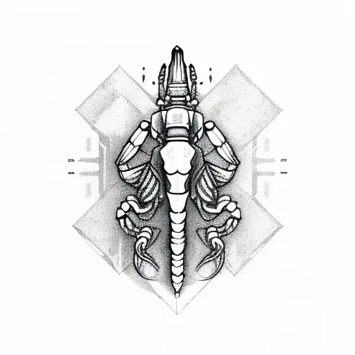 Scorpio  tattoo design idea