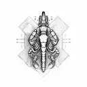 Scorpio  tattoo design idea