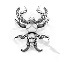 Scorpio  tattoo design idea