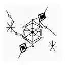 Scorpio constellation and zodiac sign tattoo design idea