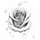 rose and 2002 tattoo design idea