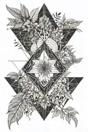 sobriety loss rebirth nature  tattoo design idea