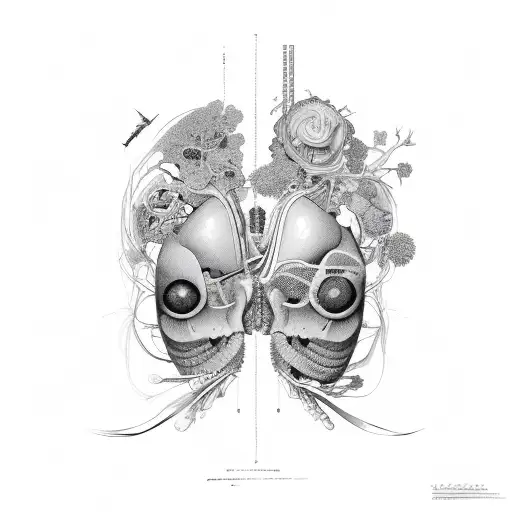 anatomy, woman, pattern tattoo design idea