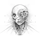 anatomy, woman, pattern tattoo design idea