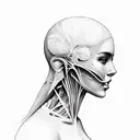 anatomy, woman, pattern tattoo design idea