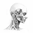 anatomy, woman, pattern tattoo design idea