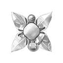 Money magnet in four leaf clover tattoo design idea