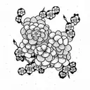 Cherry Blossom tattoo design idea