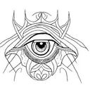 evil eye  tattoo design idea