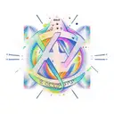 Equation (∂ + m) ψ = 0 tattoo design idea