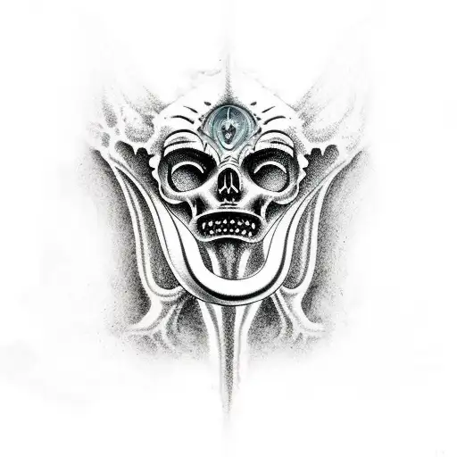 poseidon tatto for outside of the forarm with spear hyperdetailed charcoal drawing tattoo design idea