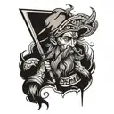 men are brave tattoo design idea