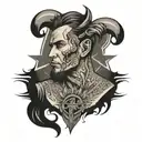 men are brave tattoo design idea