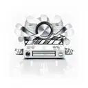 cinema in biceps  tattoo design idea