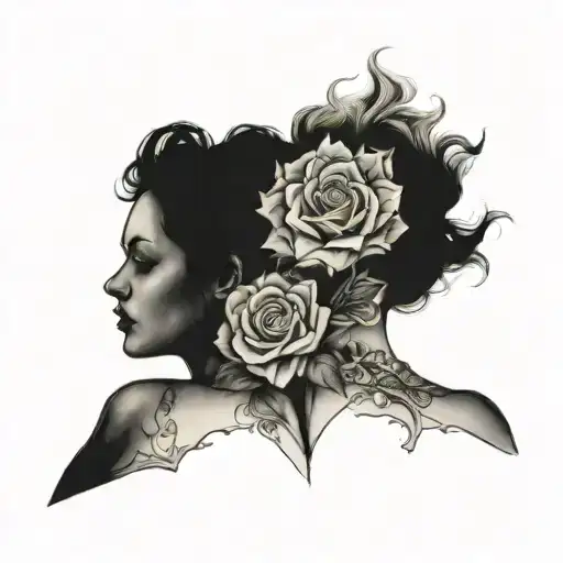 with sister because we lost our mom  tattoo design idea