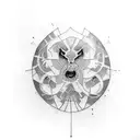 444 222 tattoo design idea