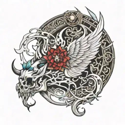 Elden ring site of grace  tattoo design idea