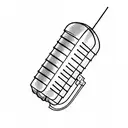 microphone cello piano tattoo design idea