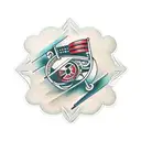 cello bridge tattoo design idea